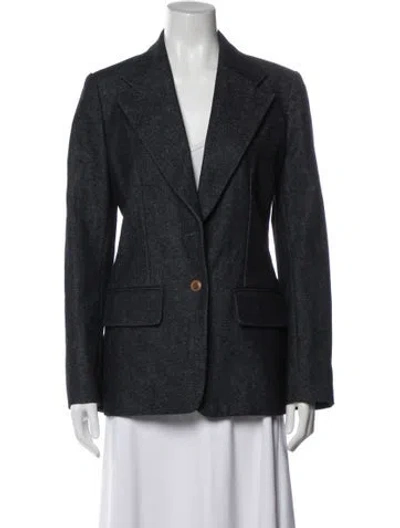 Pre-owned Chloé Coat In Blue