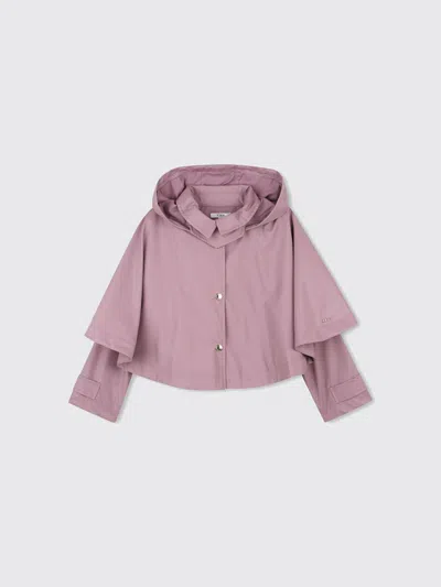 CHLOÉ COAT CHLOÉ KIDS COLOR PINK,H59255010