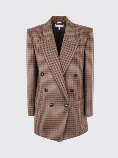 CHLOÉ BLAZER CHLOÉ WOMAN COLOR BROWN,H65837032
