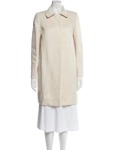 Pre-owned Chloé Coat In Neutral