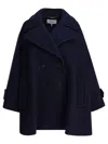 Chloé Women Double-breasted Wool-blend Coat