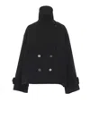 Chloé Women Double-breasted Jacket With Peaked Lapels In Black