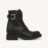 Chloé Woman Ankle Boots Black Size 8 Leather In Black