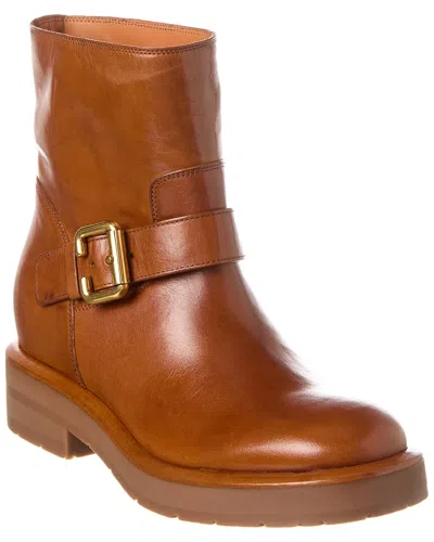 Chloé Coddington Leather Boot In Brown