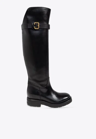 Chloé Coddington Leather Knee-high Boots