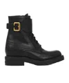 Chloé Woman Ankle Boots Black Size 8 Leather In Black