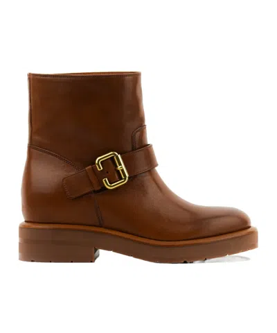 Chloé Coddington Short Boots In Brown