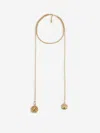 Chloé Laition Vintage Tie Necklace Accessories In Gold