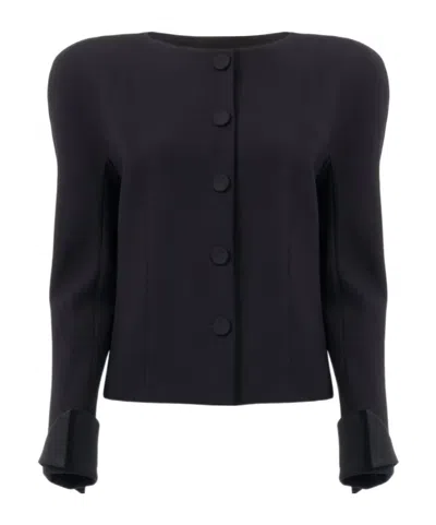 CHLOÉ CHLOÉ COLLARLESS FITTED JACKET