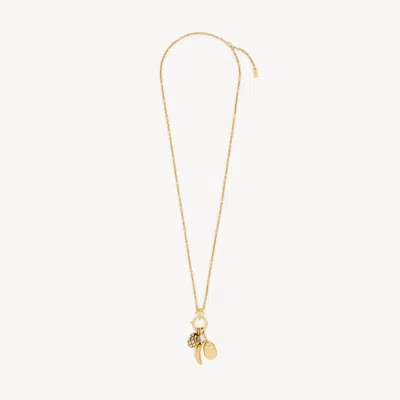Chloé Collier  Charms Femme Or Taille Onesize 100% Laiton In Gold