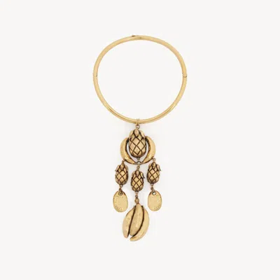 Chloé Collier  Fruits Femme Or Taille Onesize 100% Aluminium, Laiton In Gold