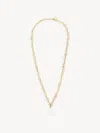 Chloé Collier Darcey Lace Femme Or Taille Onesize 100% Laiton, Hyriopsis Cumingii, Farmed, Coo China In Gold