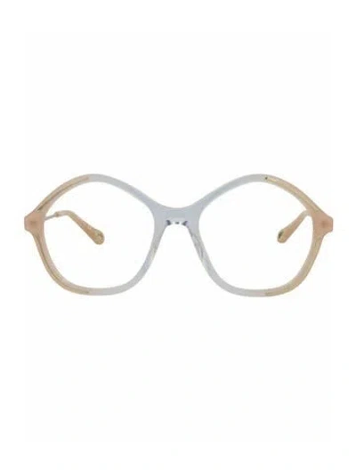 Pre-owned Chloé Colorblock Pattern Eyeglasses W/ Tags In Brown