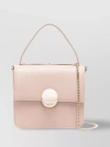 CHLOÉ COMPACT HANDLE BAG WITH CHAIN STRAP