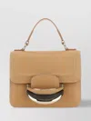 Chloé Chloe Woman Camel Leather Small Kattie Handbag In Beige