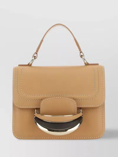 CHLOÉ COMPACT KATTIE BAG IN FINE LEATHER