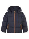 Chloé Contrasting Details Puffer Jacket In Blue