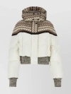 CHLOÉ CONTRASTING NYLON QUILTED COAT
