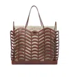 Chloé Convertible Kayan Tote Bag In Red