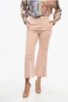 Chloé Corduroy Single Pleated Pants In Pink
