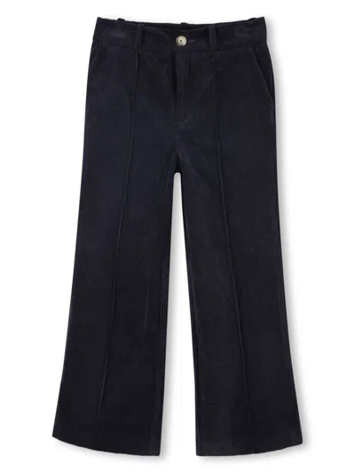 Chloé Kids' Corduroy Trousers In Black