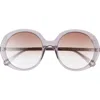 Chloé Core 54mm Round Sunglasses