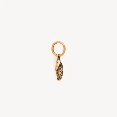 Chloé Corn Charm In Brass In Gold
