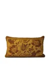 Chloé Chloè Cotton Beach Pillow With Logo In Brown