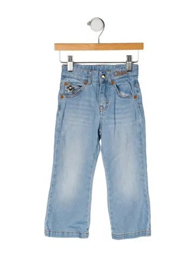 Pre-owned Chloé Babies' Cotton Blue Denim Five Pocket Jeans