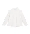 Chloé Cotton Broderie Anglaise Blouse In White