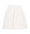 Chloé Cotton Broderie Anglaise Skirt In Blue