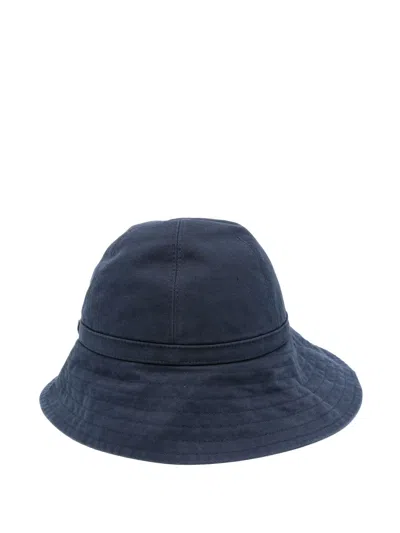 Chloé Cotton Bucket Hat In Blue