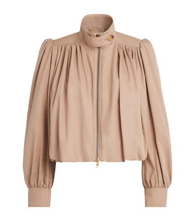 Chloé Cotton Canvas Boule Jacket In Multi