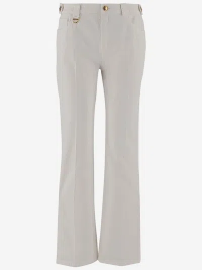 CHLOÉ CHLOÈ COTTON CANVAS PANTS
