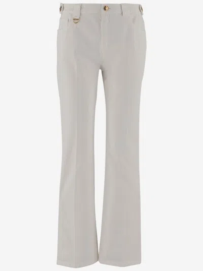 Chloé Chloã‰ Straight Jeans In White