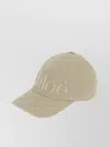 Chloé Cotton Cap Panelled Curved Brim