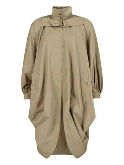 Chloé Cotton Cropped Jacket For Women In Green