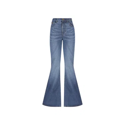 Chloé Chloe Cotton Denim Flared Jeans Women