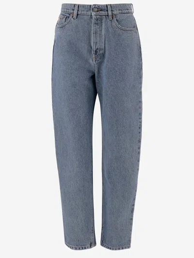 Chloé Cotton Denim Jeans In Blue