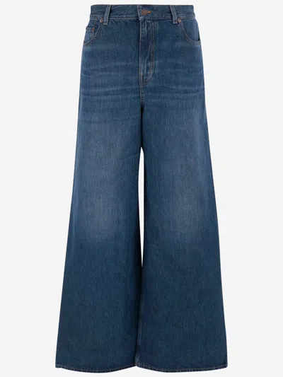Chloé Chloè Cotton Denim Jeans In Blue