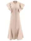 Chloé Cotton Dress In Brown