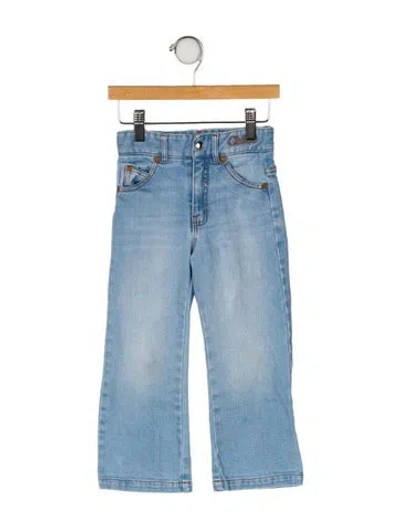 Pre-owned Chloé Babies' Cotton Five Pocket Jeans In Blue