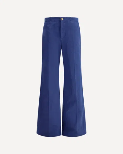 CHLOÉ COTTON FLARE PANTS