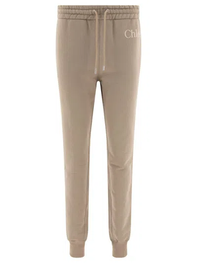 Chloé Cotton Fleece Joggers
