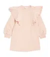 CHLOÉ COTTON FRILL SWEATER DRESS (4-14 YEARS)