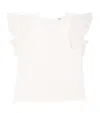 Chloé Cotton Lace-trim Blouse In White
