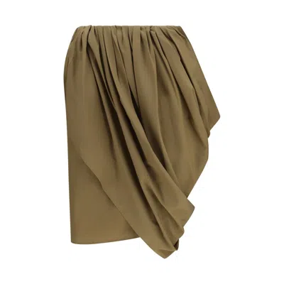 Chloé Cotton Midi Women's Skirt In Multi