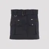 Chloé Cargo Mini Skirt In Blu