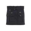 Chloé Cargo Mini Skirt In Blue