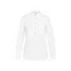 Chloé Buttoned Cotton Tuxedo Shirt